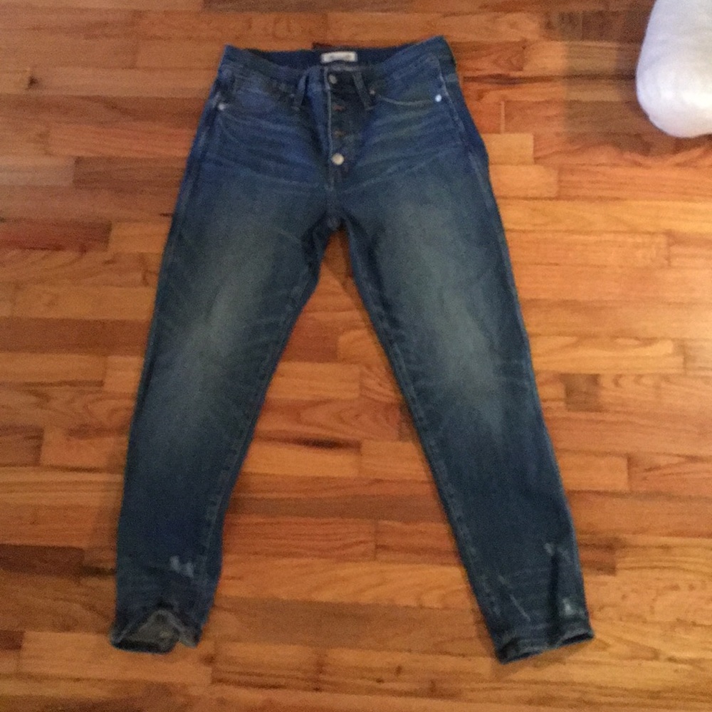 Madewell sz 30 slim straight button up fly